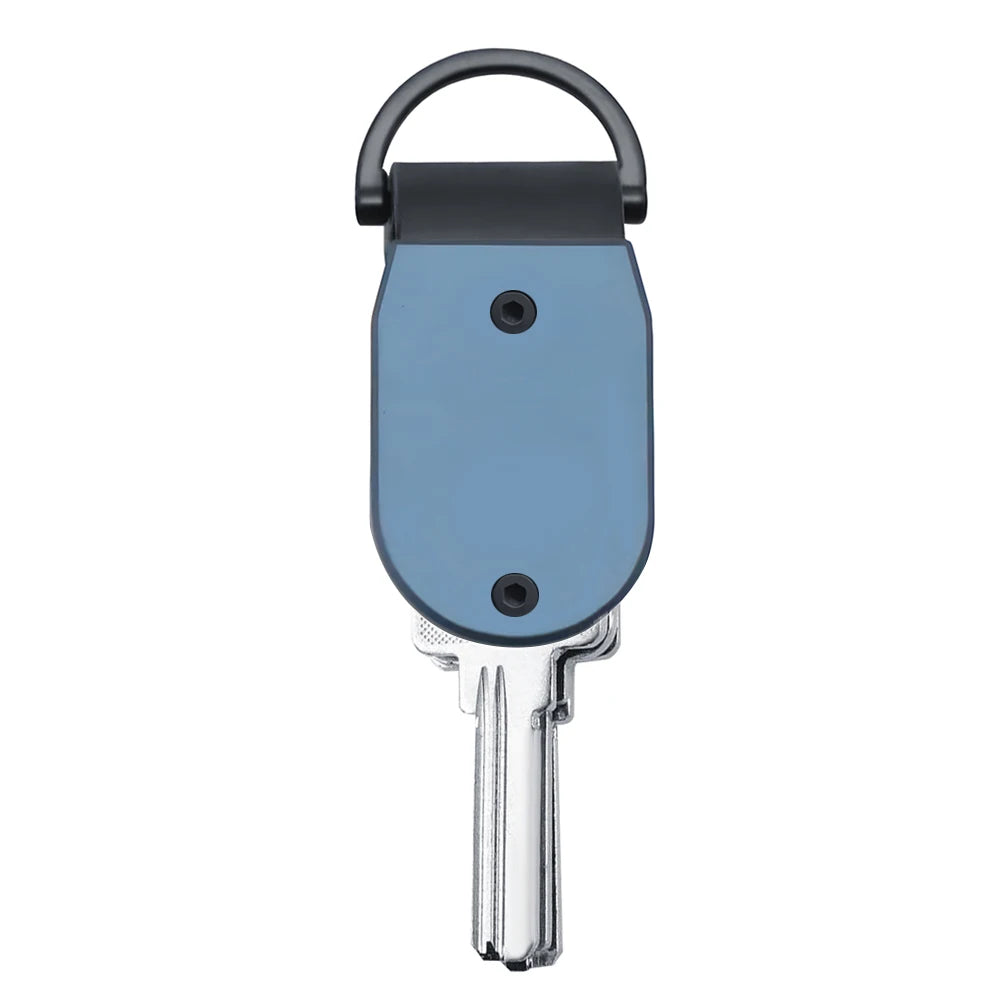 ZEEKER T8 Compact Aluminum Key Organizer – Silent EDC Holder Key Organizer Richie's Sapphire Blue