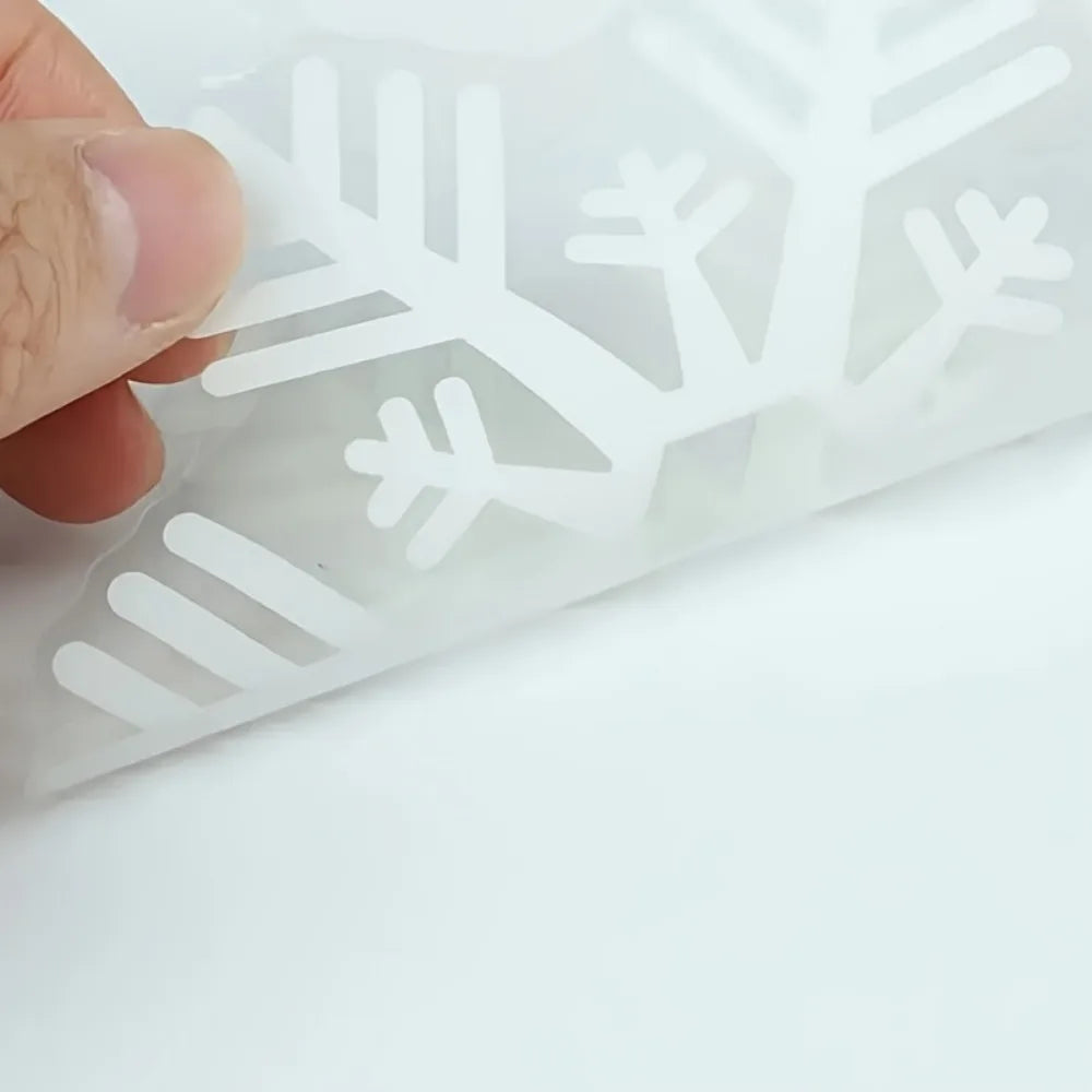 Snowflake Window Clings – Electrostatic Christmas Decals Window Clings Decor Richie's