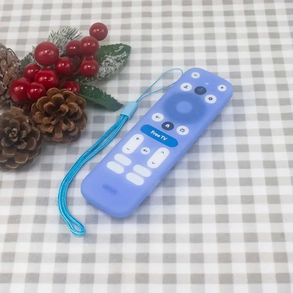 Silicone Remote Cover with Lanyard for Onn 4K Plus/Pro Remote Control Case Richie's