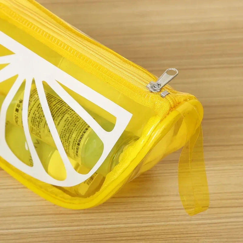 Transparent PVC Waterproof Makeup Bag – Korean Style Travel Cosmetic Travel Bag Richie's