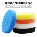 5-Pack Car Polishing Sponge Pads 3–7 Inch Buffing Wax Kit Car Polishing Pads Richie's