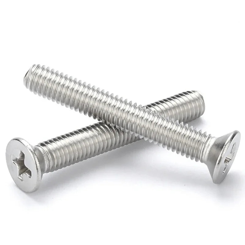 304 Stainless Steel UNC Countersunk Phillips Screws | 4 Sizes Machine Screws Richie's