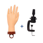Practice Nail Hand with Desktop Bracket | Mannequin Training Nail Practice Hand Richie's