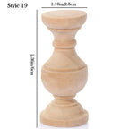 Vintage Wood Carved Furniture Leg – European Style Cabinet Foot Furniture Leg Richie's 19