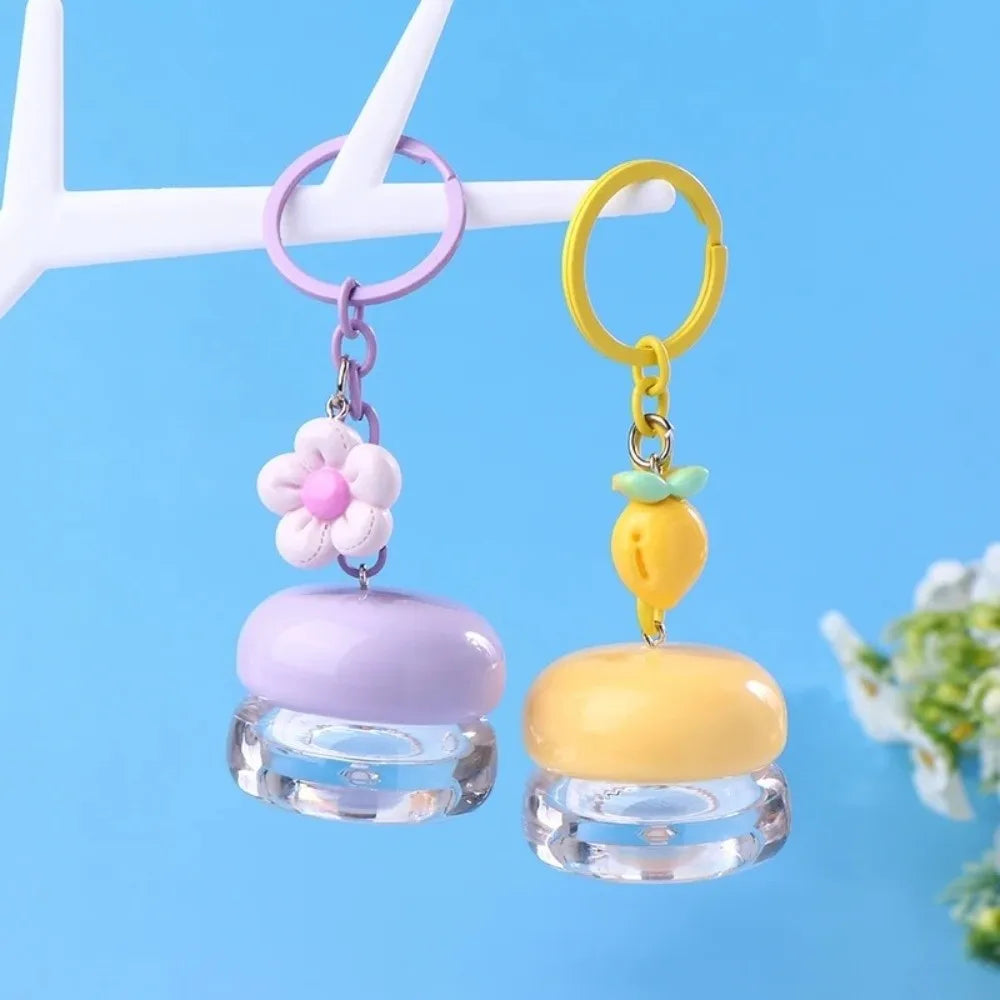 Refillable Mini Lip Balm Jar 5g with Keychain Pendant Lip Balm Container Richie's