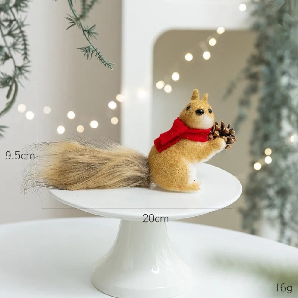 Foam Christmas Squirrel Ornament – Holiday Tree Pendant Decor Christmas Ornament Richie's 7