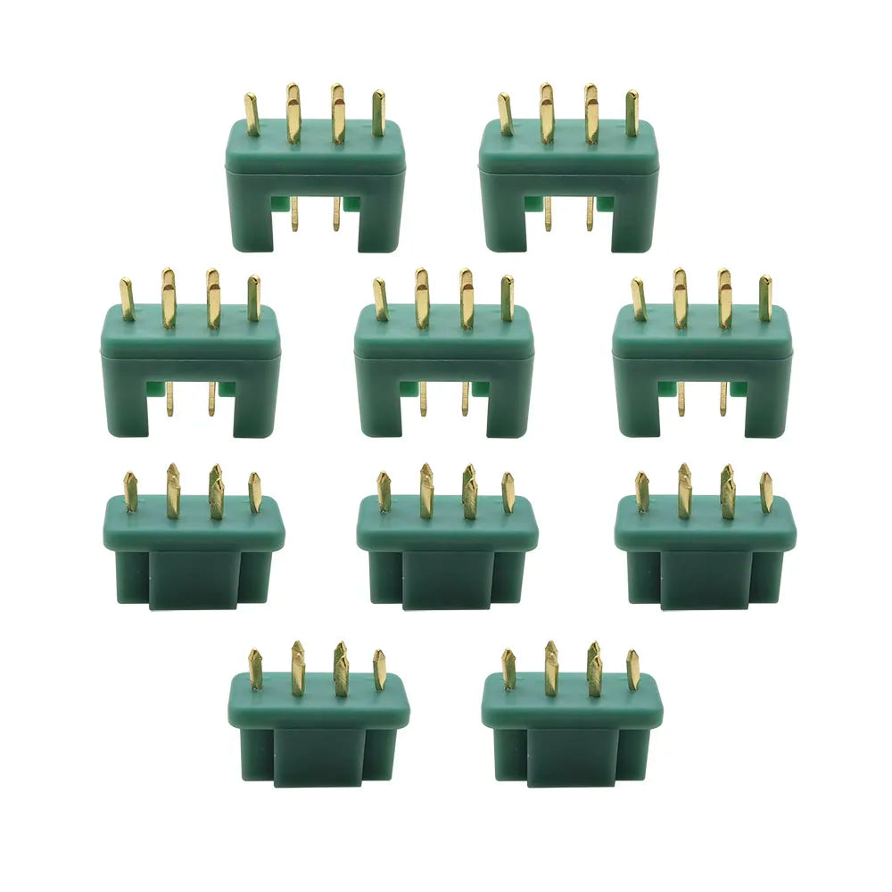 5 Pairs MPX 6-Pin RC Connectors – Male &amp; Female LiPo ESC Plugs RC Connector Plugs Richie's Default Title