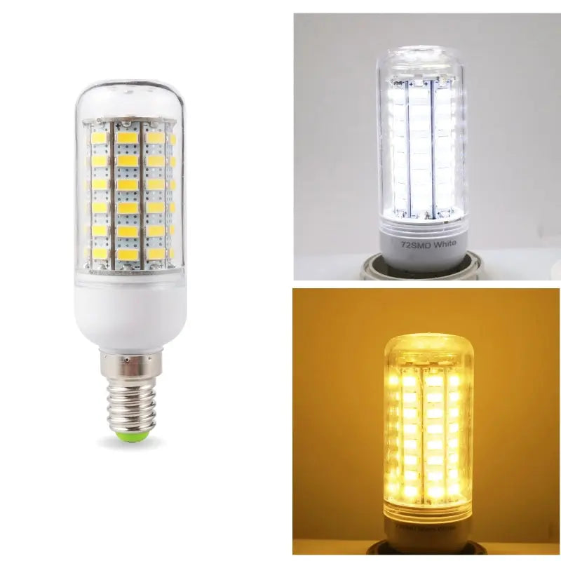 E27 LED Corn Bulb 72LEDs 5730SMD 220V 6000K Cool White LED Corn Bulb Richie's