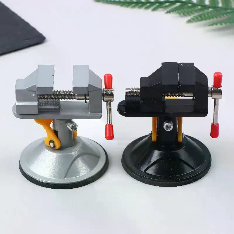 360° Rotatable Mini Bench Vise – Suction Cup Table Clamp Mini Bench Vise Richie's