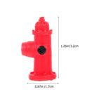 5Pcs Miniature Resin Fire Hydrant Figurines for Micro Landscape Miniature Figurine Set Richie's