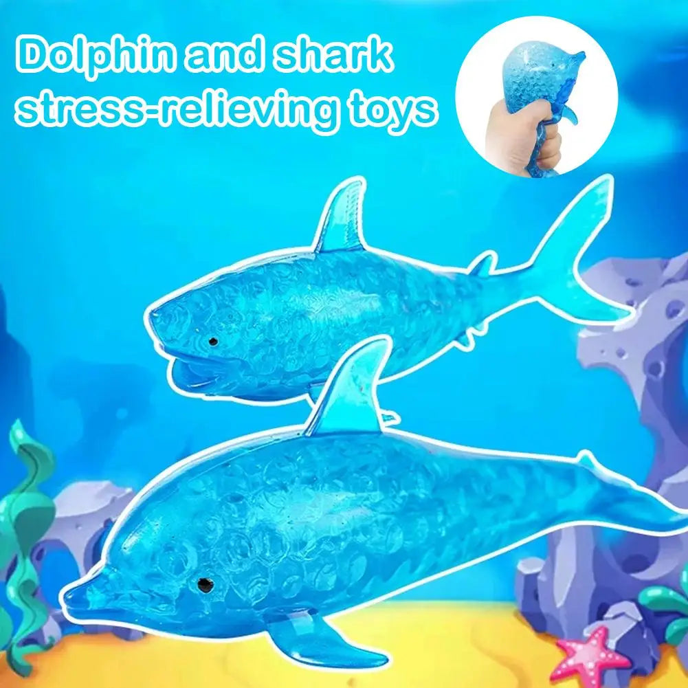 Squishy Shark Dolphin Sensory Squeeze Fidget Toy for Kids Sensory Fidget Toy Richie's