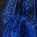 Two-Tone Gradient Organza Fabric 100x150cm Sheer Gauze Organza Craft Fabric Richie's Dark Blue L