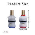 Ceramic Disc Faucet Cartridge Spool 9608060 Hot & Cold Valve Faucet Cartridge Richie's