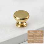 Knurled Cabinet Drawer Knob Round Single Hole Gold Handle Cabinet Drawer Knob Richie's