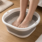 Foldable Bucket with Storage Basket – Multi-Size Collapsible Foldable Storage Bucket Richie's