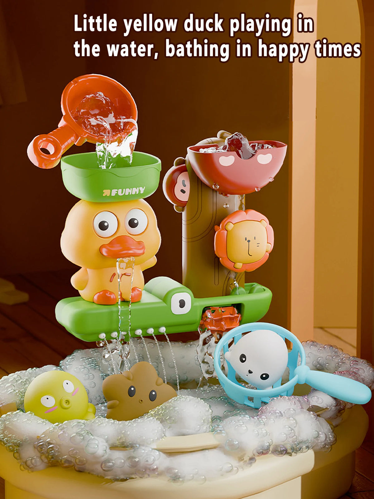 Little Yellow Duck Bath Toy – Squirt Water Play for Kids Bath Water Toy Richie's