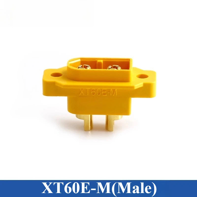 XT60 High Current Connector Plug – RC Aircraft & LiPo Battery RC Battery Connector Richie's XT60E-M yellow