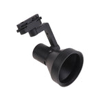 PAR30 E27 Track Light Bracket 2/3 Wire Rail Ceiling Holder Track Light Bracket Richie's Horn Black