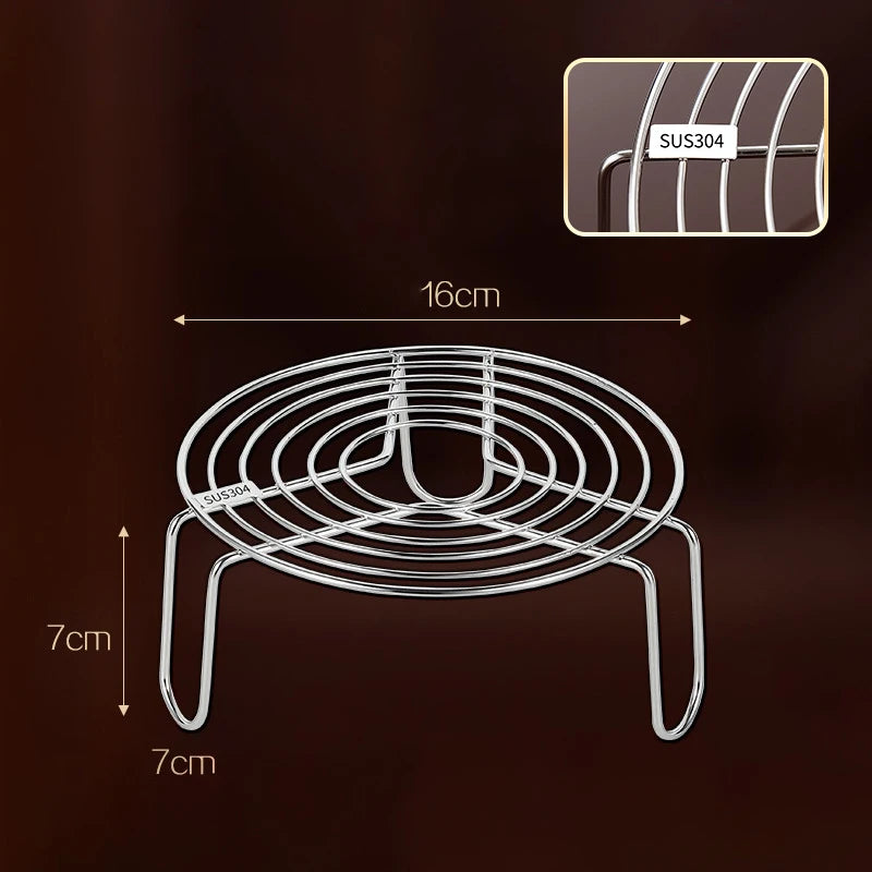 304 Stainless Steel Steamer Rack – Multi-Size Kitchen Steam Tray Kitchen Steamer Rack Richie's B 16cm