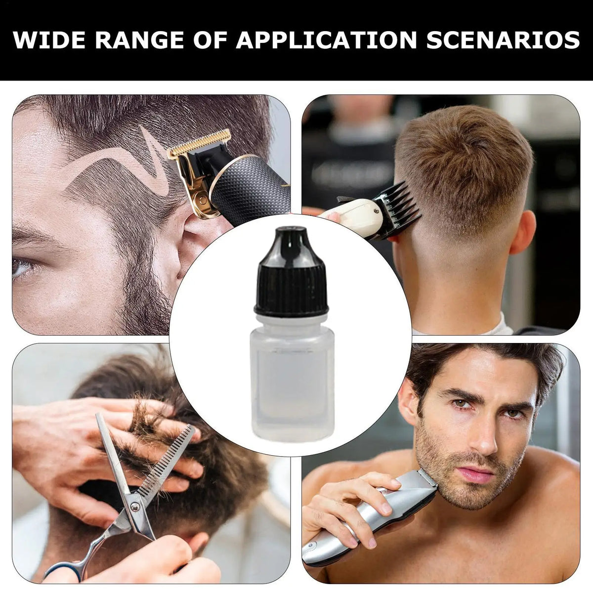 Hair Clipper Oil – 10-Pack 3ml Lubricant Bottles for Clippers Clipper Lubricant Oil Richie's Default Title