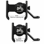 Aluminum Alloy Bike & Moto Phone Holder – GPS Handlebar Mount Bike Phone Mount Richie's