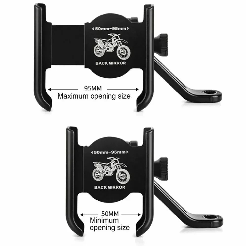 Aluminum Alloy Bike & Moto Phone Holder – GPS Handlebar Mount Bike Phone Mount Richie's