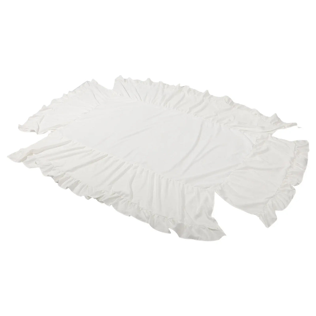 Ruffled Baby Crib Skirt Hypoallergenic Dust Ruffle 52x29 Crib Bed Skirt Richie's Default Title