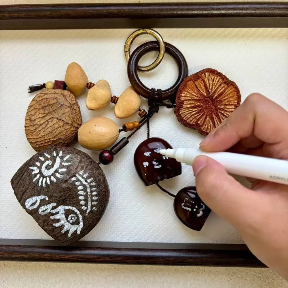 Handmade Natural Nut Shell Hanging Bell Pendant | Home Decor Hanging Bell Pendant Richie's