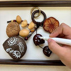 Handmade Natural Nut Shell Hanging Bell Pendant | Home Decor Hanging Bell Pendant Richie's