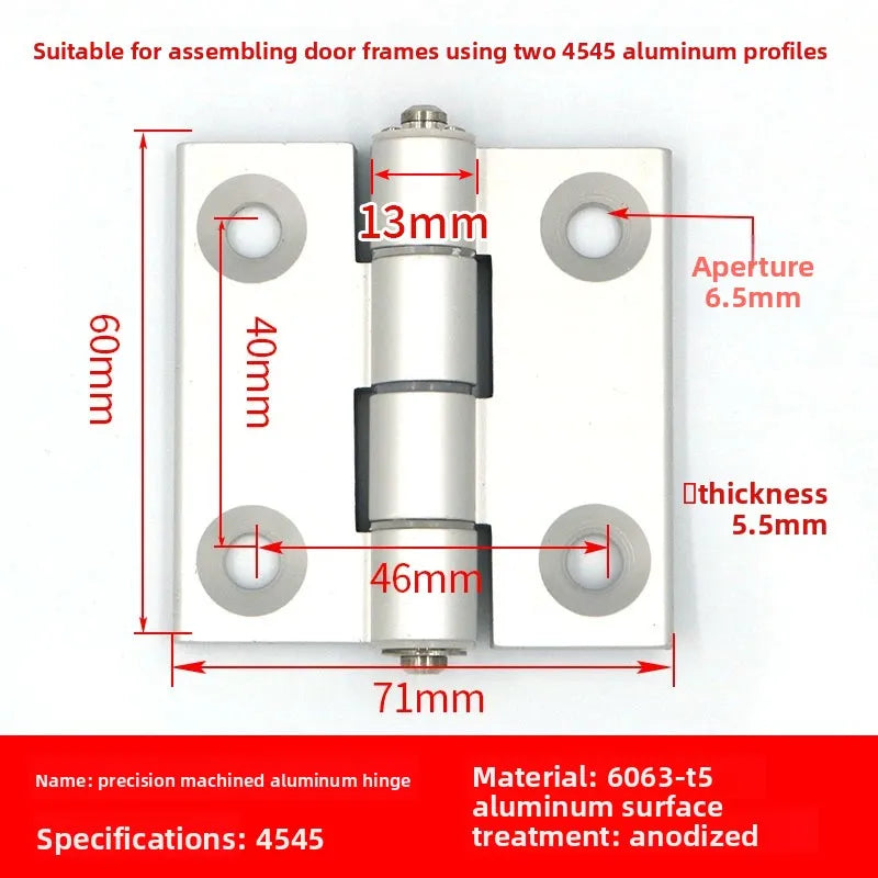 Aluminum Gun Stock Hinges 2020/3030/4040/5050 – Doors & Cabinets