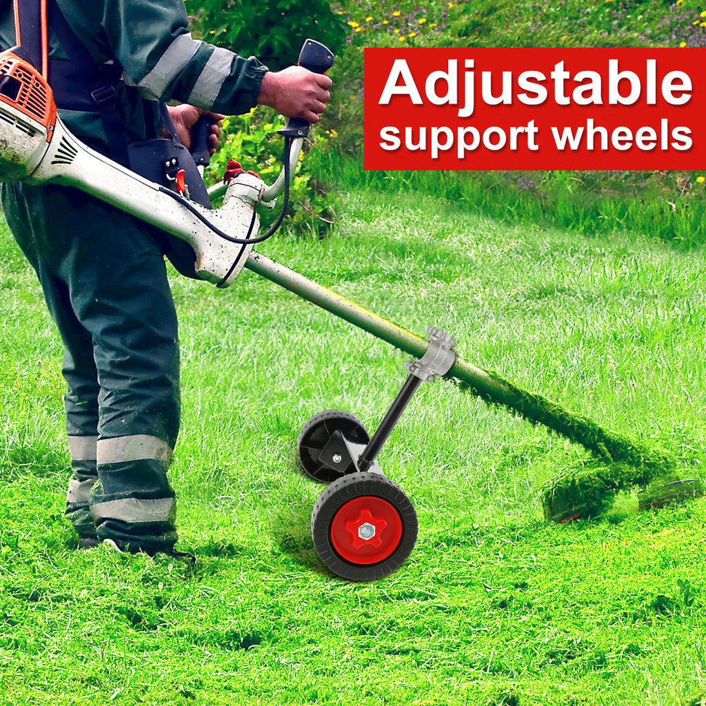 String Trimmer Support Wheels 26–28mm Adjustable Mower Attachment Trimmer Support Wheels Richie's