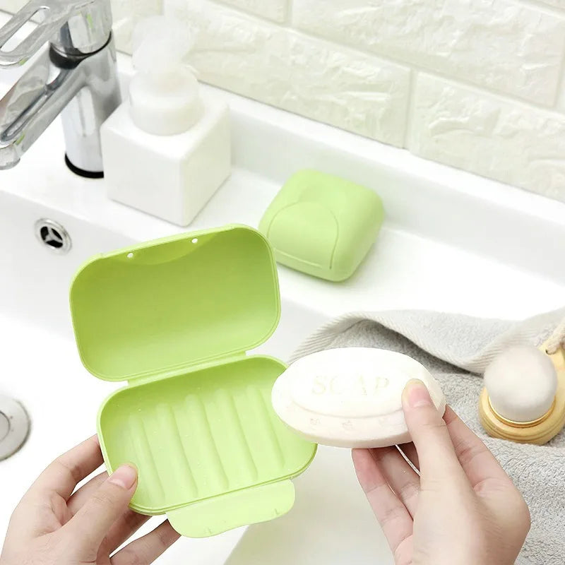 Portable Travel Soap Box with Lid – Candy Color Soap Dish Travel Soap Dish Richie's