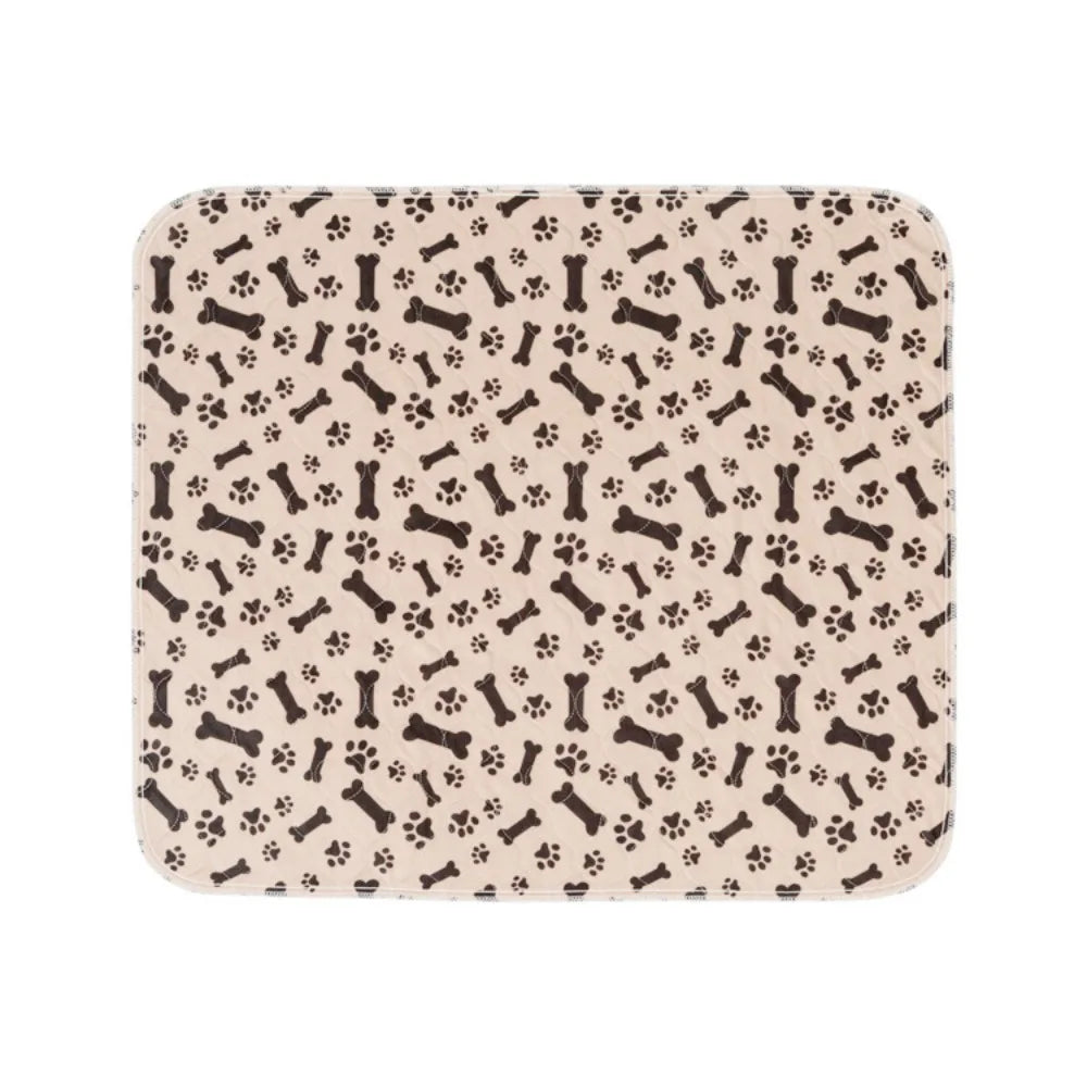 Washable Reusable Puppy Pee Pad | Anti-Slip Dog Training Mat Dog Training Pad Richie's Brown-S-40X60CM XS（old）