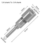 Router Bit Extension Rod Collet – 6–12.7mm Engraving Milling Router Bit Extension Richie's