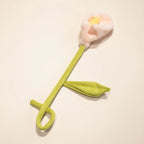 Handmade Felt Flower Bendable Wire Stem Artificial Bouquet