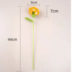 Handmade Crochet Carnation Bouquet – Colorful Knit Wool Flowers Crochet Flower Bouquet Richie's