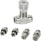 5-Pack G3/8 Hydraulic Flow Control Valve L08 Alloy Steel Bidirectional Hydraulic Control Valve Richie's