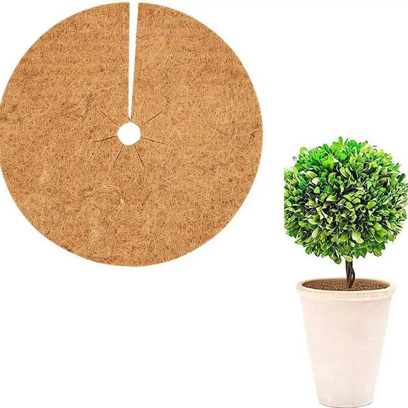 Coconut Coir Mulch Mat Tree Ring Weed Control 3-Pack Garden Mulch Mat Richie's