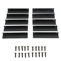 10pcs Black Aluminium Cabinet Edge Pulls Concealed Drawer Handles Cabinet Edge Pulls Richie's a