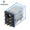 MY3NJ 11-Pin Micro Electromagnetic Relay DC12V 24V AC220V Electromagnetic Relay Richie's DC 12V