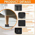 Stackable Furniture Risers – Adjustable 1" 2" 3" Bed Lift Furniture Risers Richie's