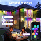 RGBIC LED Outdoor Eaves Lights IP67 Waterproof Smart App Control LED String Lights Richie's