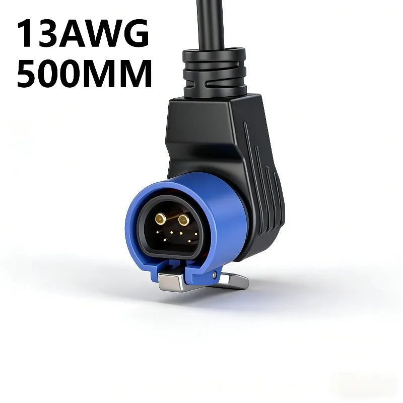 Iron Tower M28 Male Elbow EV Charging Waterproof Connector EV Charging Connector Richie's Front 13AWG 1PCS