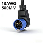 Iron Tower M28 Male Elbow EV Charging Waterproof Connector EV Charging Connector Richie's Front 13AWG 1PCS