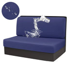 2-Pack Stretch RV Dinette Cushion Covers – Slip-On Seat Covers Seat Cushion Covers Richie's Navy Blue