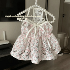 Floral Pet Princess Dress – Lightweight Dog & Cat Vest Pet Dress Richie's