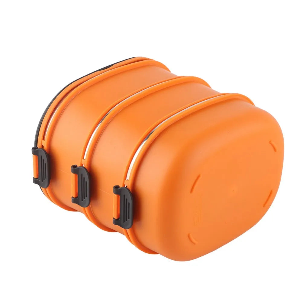 3-Layer Stainless Steel Lunch Box 2700ml | Thermal Food Container Thermal Lunch Box Richie's