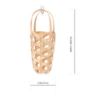 Parrot Food Basket – Natural Wood Bird Foraging Basket with Hook Bird Foraging Basket Richie's