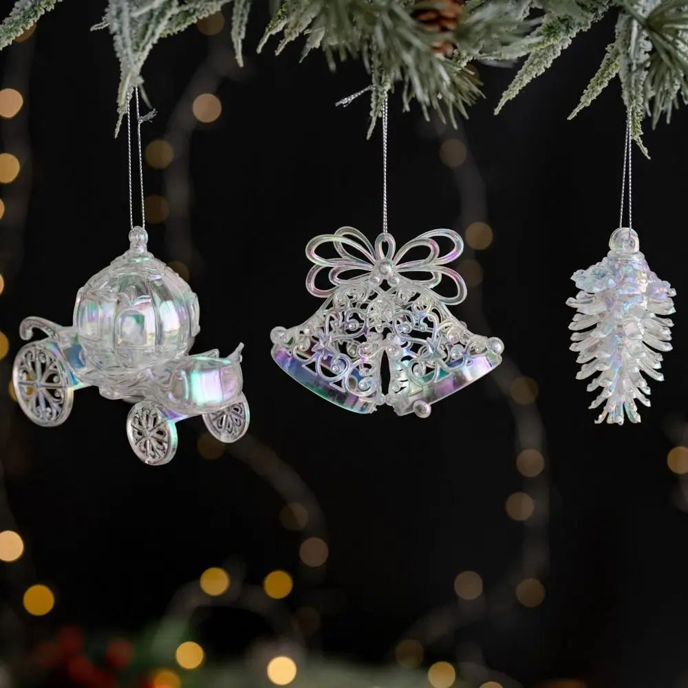 Acrylic Crystal Christmas Tree Ornaments – Snowflake Pendants Christmas Tree Ornament Richie's