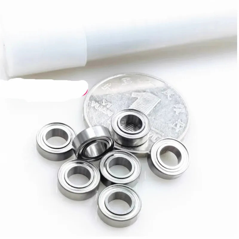 10pcs 681ZZ Miniature Ball Bearings 1.5x4x2mm ABEC-3 Metal Sealed Miniature Ball Bearings Richie's